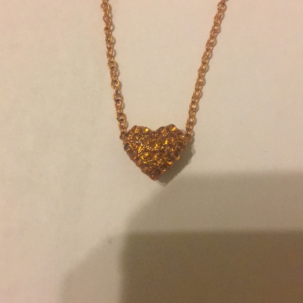November fake crystal necklace